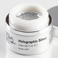 Soak Off Gel Holographic Silver 7 ml.