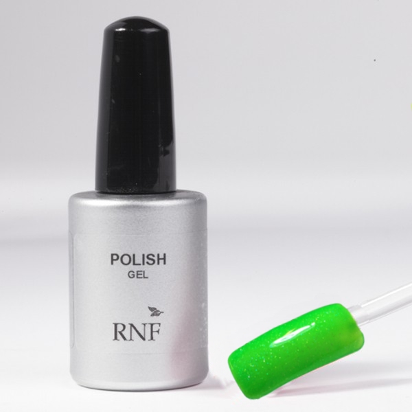 139 Polish Gel Fluo Glitter Green 15 ml.
