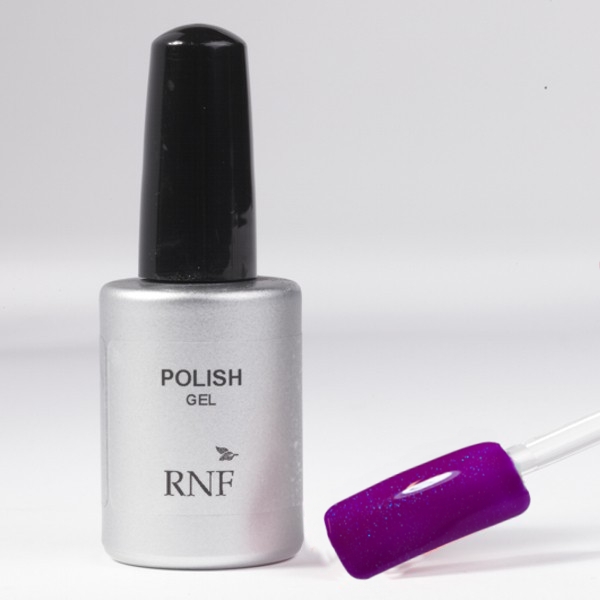 134 Polish Gel Fluo Glitter Violet 15 ml.
